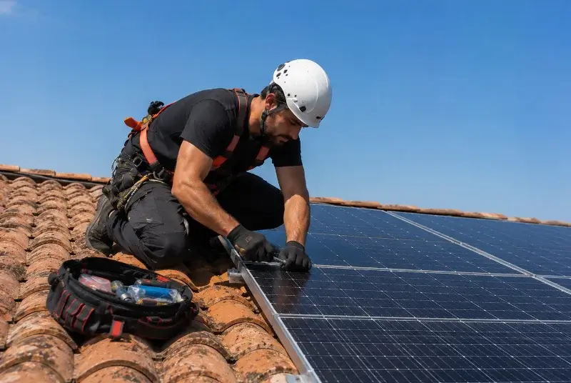 Maintenance et monitoring de panneaux solaires à Ardin